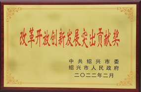 1099vip威尼斯下载荣获“2021年度改革开放创新发展突出贡献奖”称号